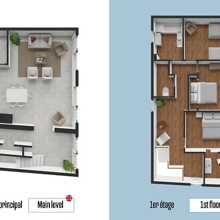 Les Caleches De L'hotel De Beaumont בית נופש ולונס